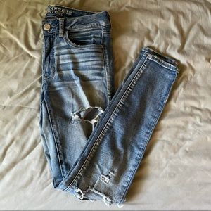 American Eagle Distressed Jeggings